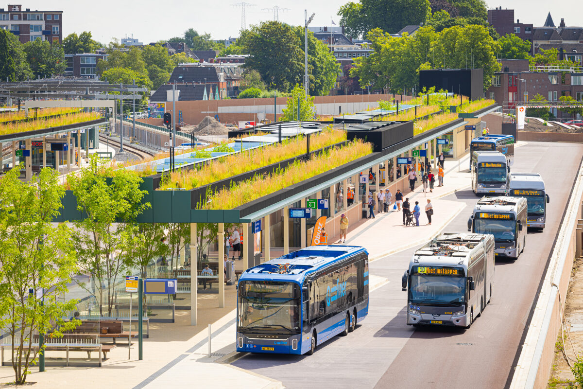 Het nieuwe busstation van Groningen